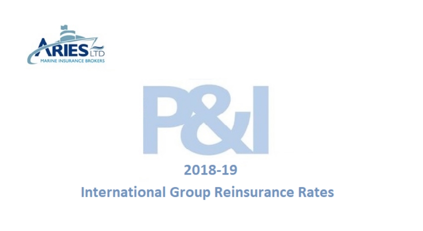 International Group Reinsurance Rates 2018/19